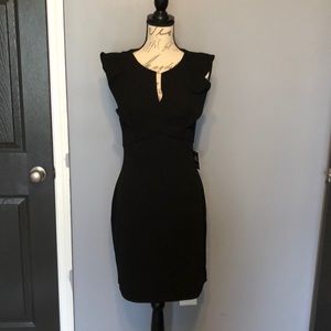 Black sheath dress